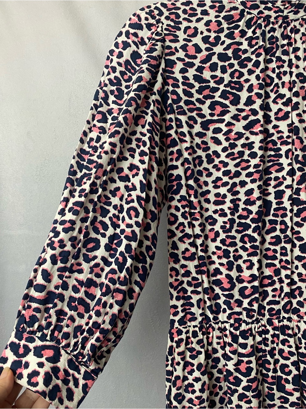 Zadig & Voltaire Pink Navy Mobwife Mini Dress L - Picture 5 of 9
